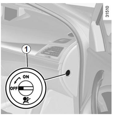 Sécurité enfant s : désactivation, activation airbag passager avant