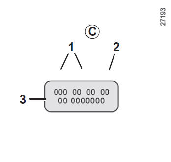 Plaques d'identification moteur