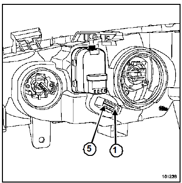 Projecteur halogène : Branchement