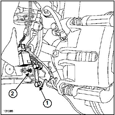 Capteur de hauteur avant