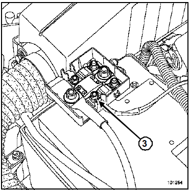 Batterie : Dépose - Repose