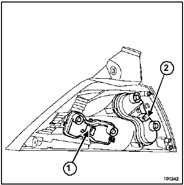 Feu arrière : Branchement