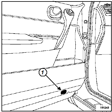 Eclaireur inférieur de porte