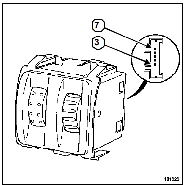 Commande rhéostat d'éclairage : Branchement