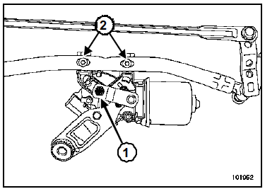 Moteur d'essuie-vitre avant