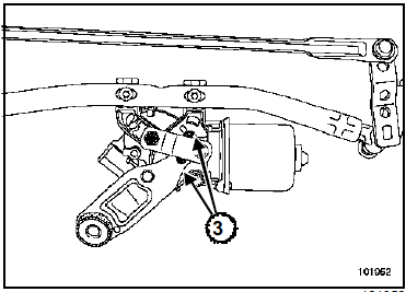 Moteur d'essuie-vitre avant