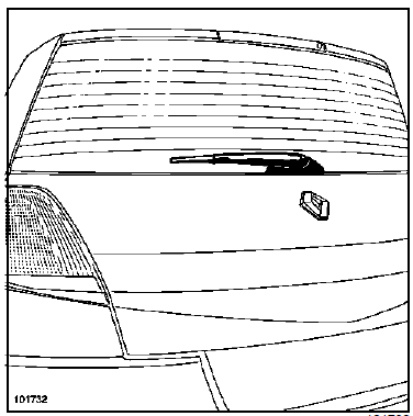 Moteur d'essuie-vitre arrière