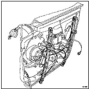 Moteur de lève-vitre avant