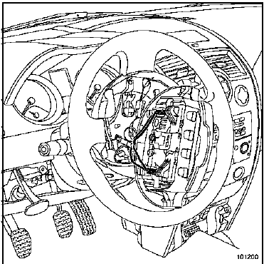 Airbag frontal conducteur