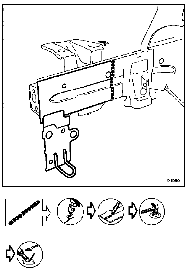 Fermeture de longeron avant partie avant