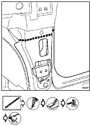 Renfort de bas de caisse