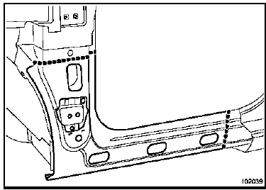 Renfort de bas de caisse