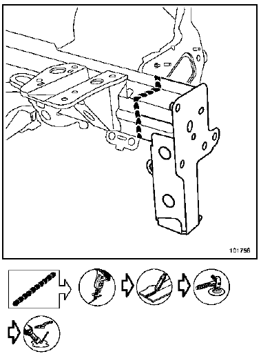 Longeron avant