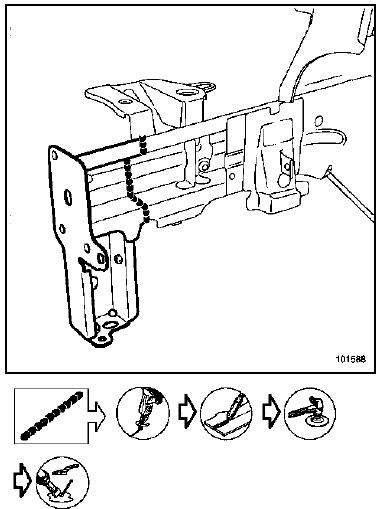 Longeron avant