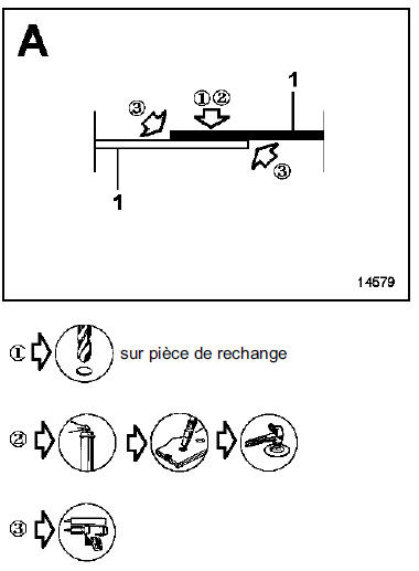 Plancher arrière partie avant