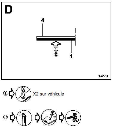 Passage de roue arrière extérieur