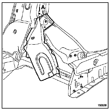 Gouttière de panneau d'aile