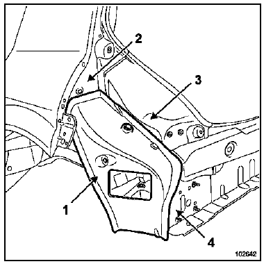 Allonge de passage de roue arrière