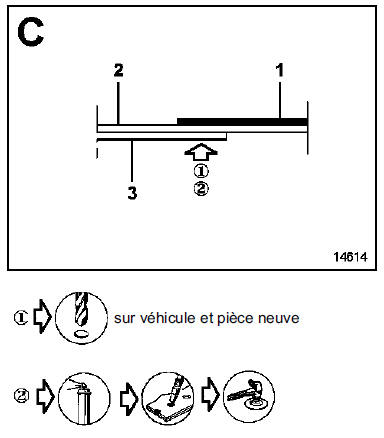 Passage de roue arrière extérieur