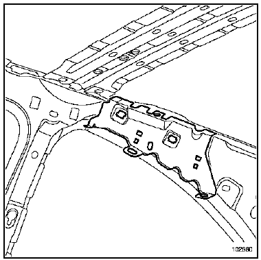 Doublure de brancard arrière