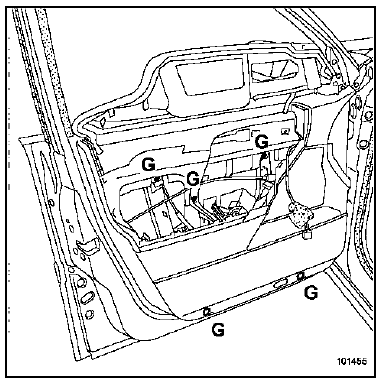 Porte latérale avant