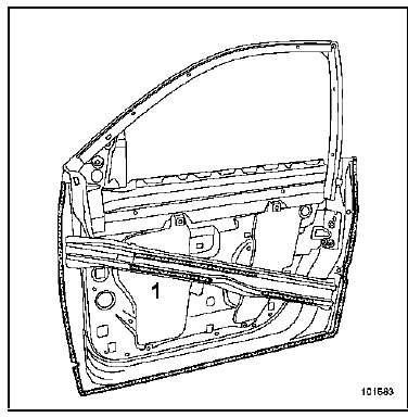 Panneau de porte latérale avant