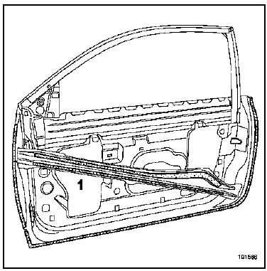 Panneau de porte latérale avant