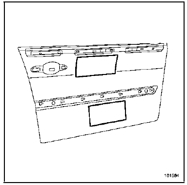 Panneau de porte latérale avant