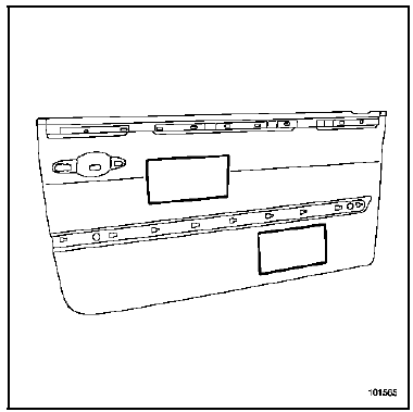 Panneau de porte latérale avant