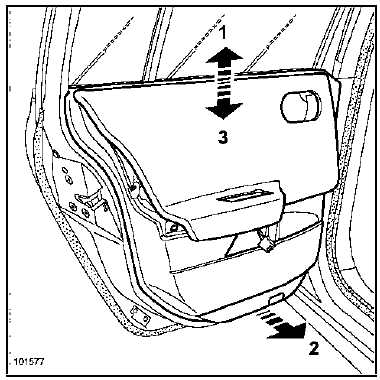 Porte latérale arrière