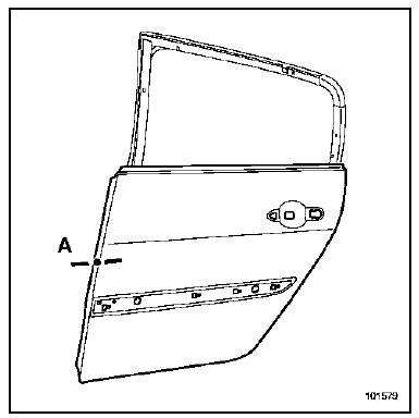 Panneau de porte latérale arrière