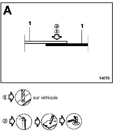 Doublure latérale de jupe arrière