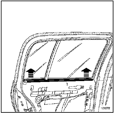 Joint d'encadrement de porte arrière