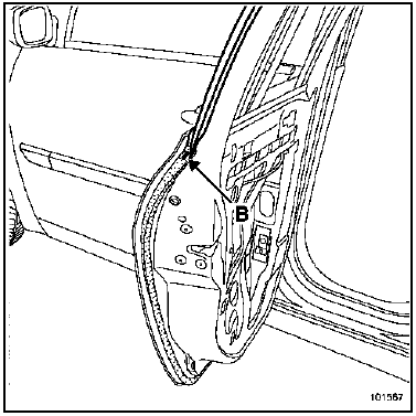 Joint d'encadrement de porte arrière