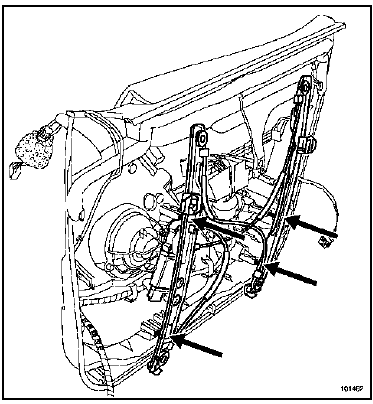 Garniture de porte avant