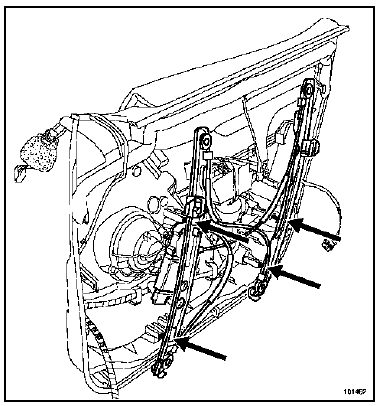 Garniture de porte avant