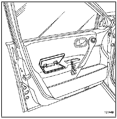 Trappe de porte avant