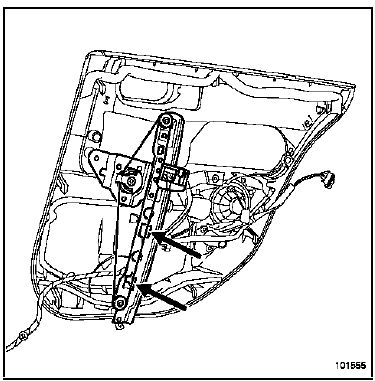 Garniture de porte arrière