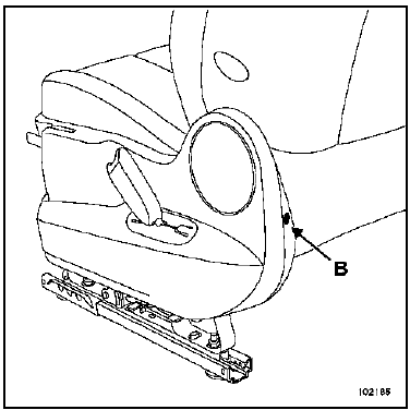 Armature de siège avant