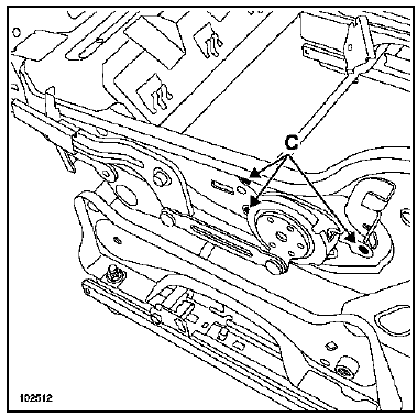 Armature de siège avant