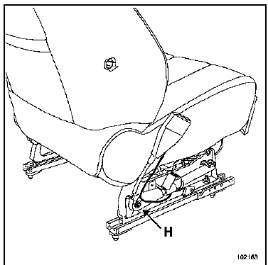 Armature de siège avant