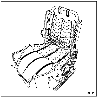 Armature de siège avant