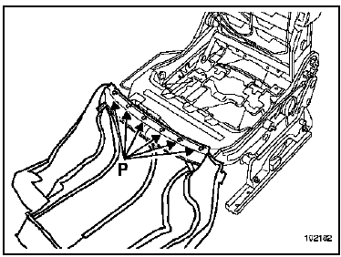 Armature de siège avant