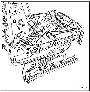 Armature de siège avant