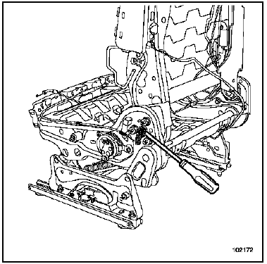 Armature de siège avant