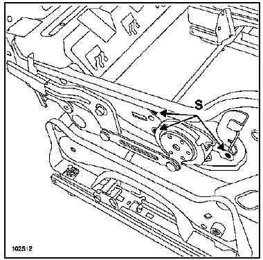 Armature de siège avant