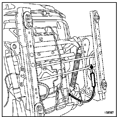 Armature de siège avant