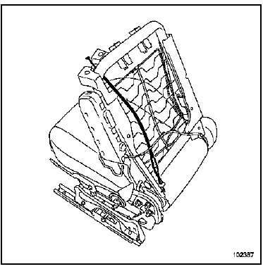 Armature de siège avant