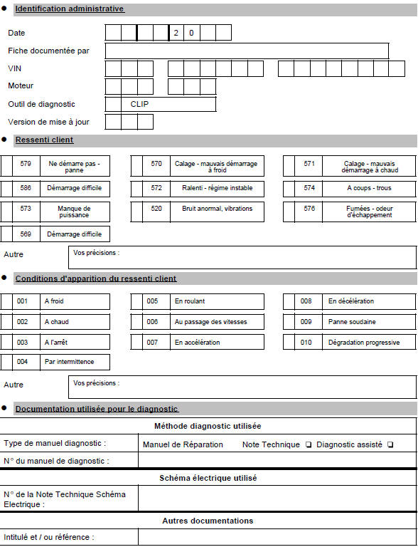 Fiche diagnostic 