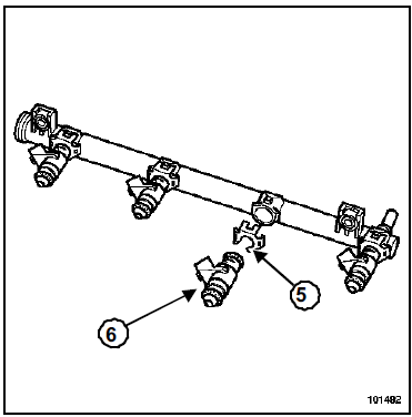 Rampe d'injection - Injecteurs